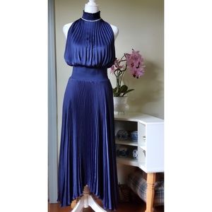 Pre owned A.L.C. high neck Pleated dress in excellent condition
